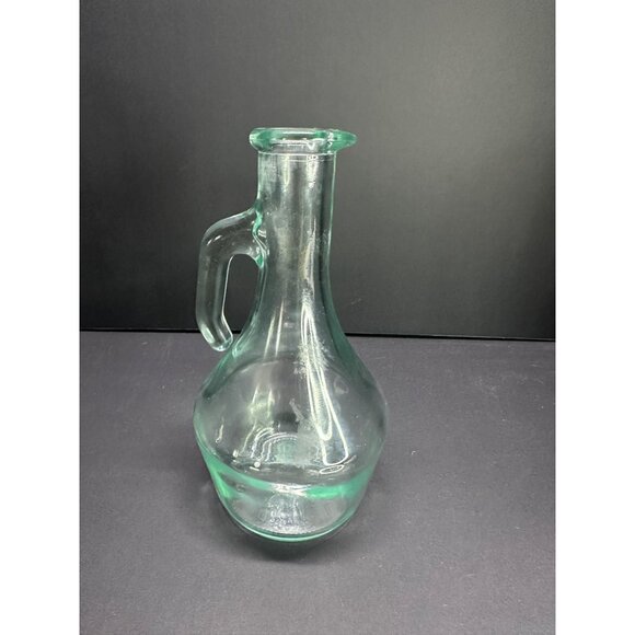 Vintage Vetreria Etrusca Decanter Bottle Glass Aqua Green 7.5'' Made in Italy - Picture 3 of 7